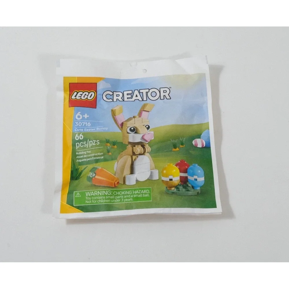 Lego Building Toy Tan Cute Easter Bunny 30716 Creator Polybag Set